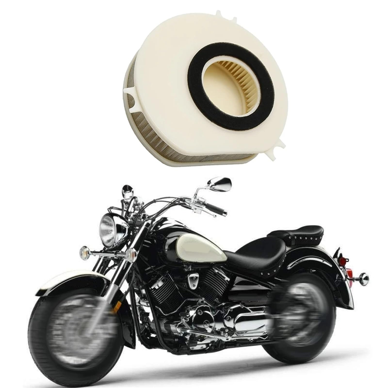 Amazon.co.jp: バイク エアクリーナー V スター 1100 XVS1100 2000